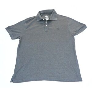 Rugby University Mens LRG Cotton Blend Polo Shirt Grey Heather Pique Knit Soft